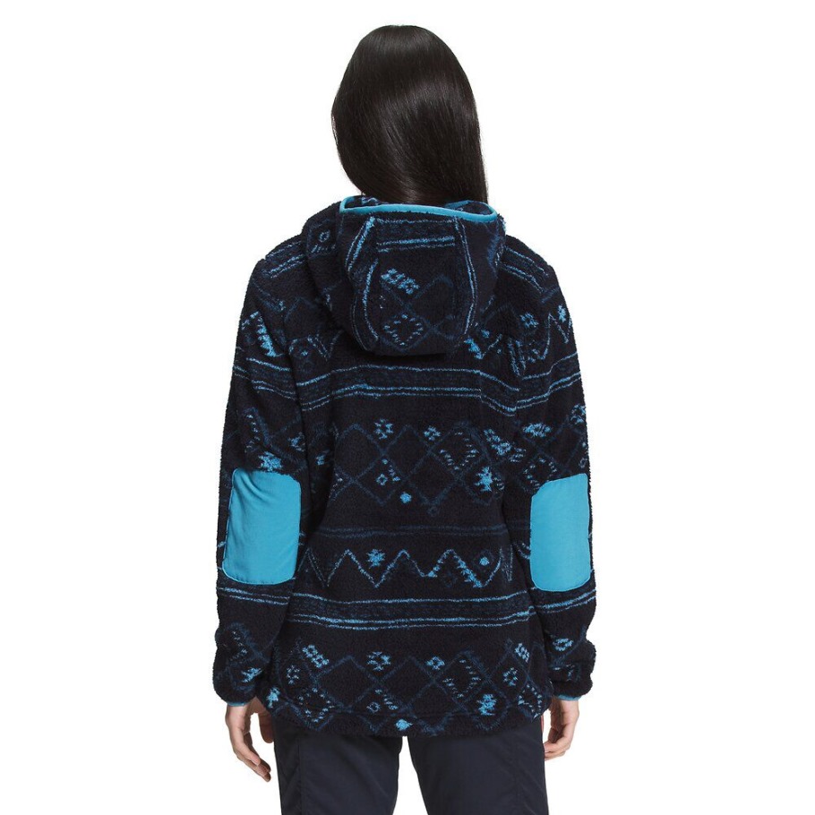 Pull à Capuche En Polaire Campshire Imprimé Femme 2.0 Marine The North Face